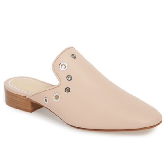 RAG & BONE Luis Mules Nude Pink Size 8 - Picture 1 of 11